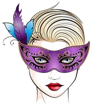 Maskierte Frau frau, mädchen, maske, augenmaske, karneval, venedig, venezi.. Stock Photos