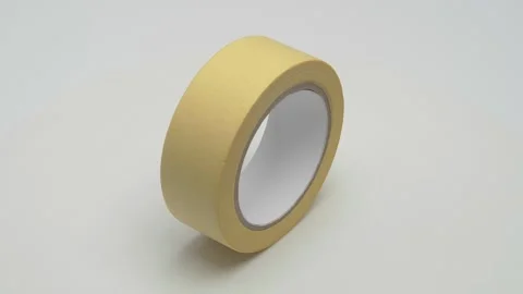 Masking tape on white background 스톡 동영상 265415585