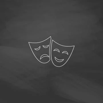 Masks computer symbol Stock Illustration