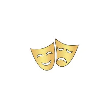 Masks computer symbol Illustrazione stock