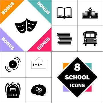 Masks computer symbol Stock Illustration