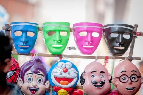 Masks, Faces Stock Photos