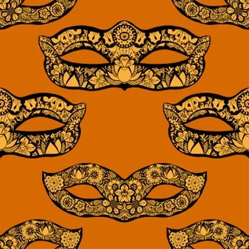 Masks Stock Illustration