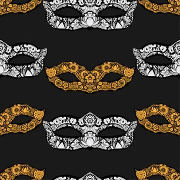 Masks Stock Illustration