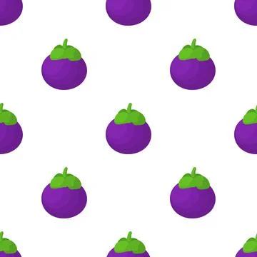 Masngosteen pattern seamless vector Stock Illustration