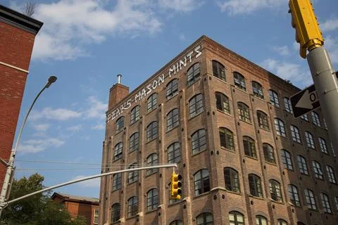 Mason Mints Building in Brooklyn Stock Photos