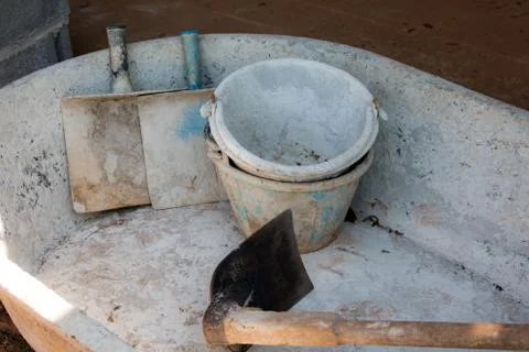 Mason tools Stock-Fotos