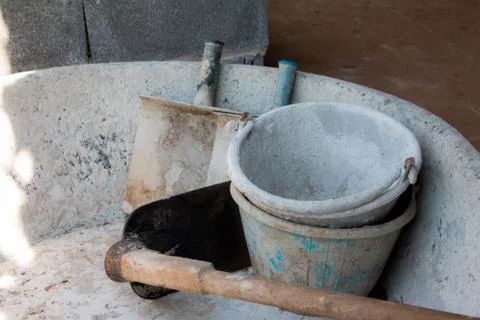 Mason tools Foto stock