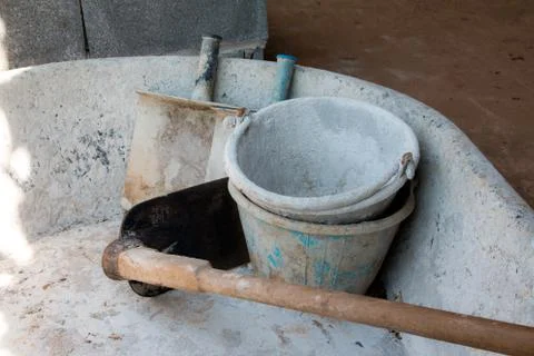 Mason tools Stock Photos