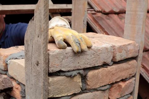 Mason work Foto stock