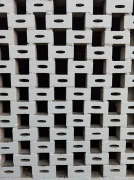 Masonary with patterns as separation Stock Photos