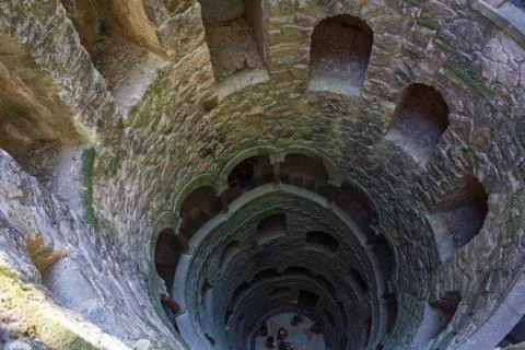 Masonic initiation well Stock Photos