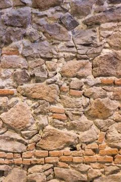 Masonry big stone wall texture Stock Photos