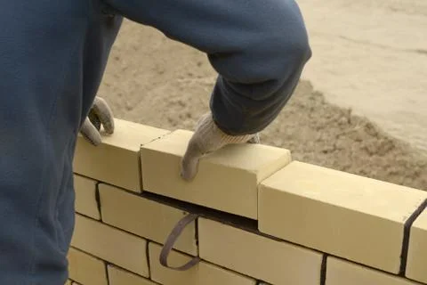 Masonry brick wall Stock Photos