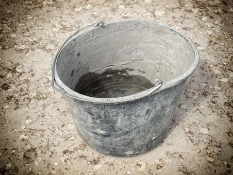 Masonry bucket Stock Photos