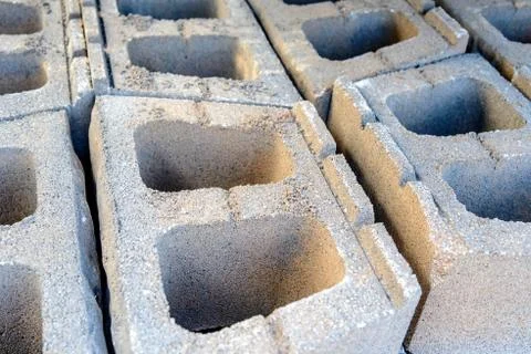 Masonry building materials, bricks Stock Photos
