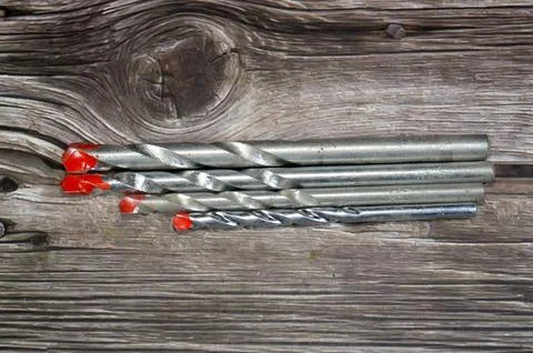 The masonry drill bits, a specialized bit with a durable, chisel-like carbi.. Foto stock