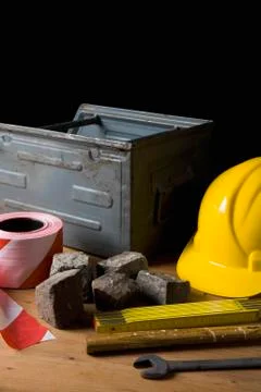 Masonry equipment Foto stock