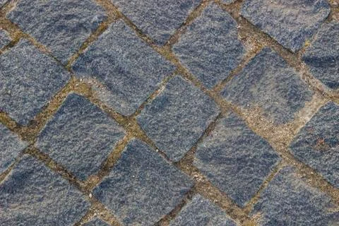 Masonry in gray granite, background, texture Foto stock