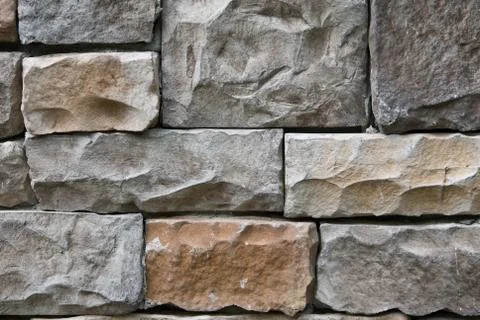 Masonry rock wall texture Stock Photos