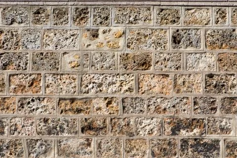 Masonry texture from old building close view Stock Photos