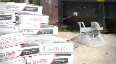 Masonry Wall Construction Video stock 21110816