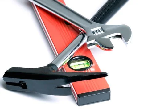 Masons tools Stock Photos