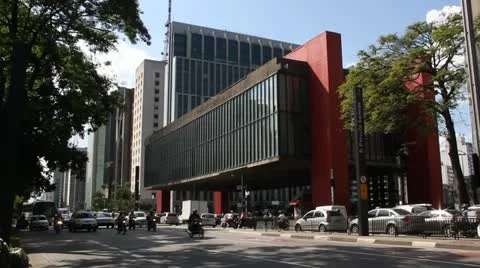 Masp - Museu de Arte de São Paulo Stock Footage 21471653