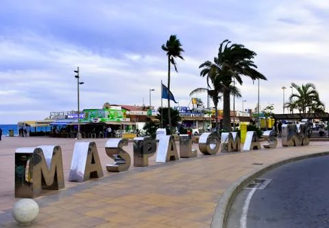 Maspalomas beach Stock Photos