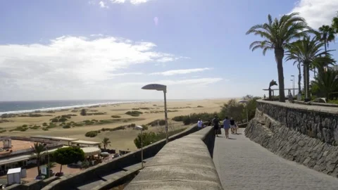Maspalomas Dunes Stock Footage 256232744