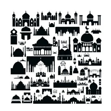 Masque icons vector illustration	 Stock Illustration