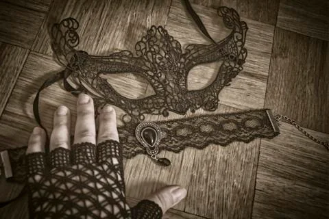 Masquerade Accessories Stock Photos