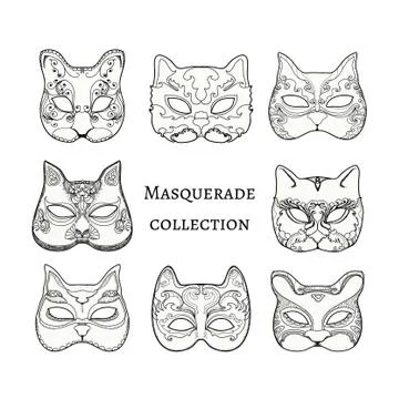 Masquerade. Stock Illustration