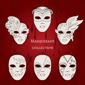 Masquerade. Stock Illustration