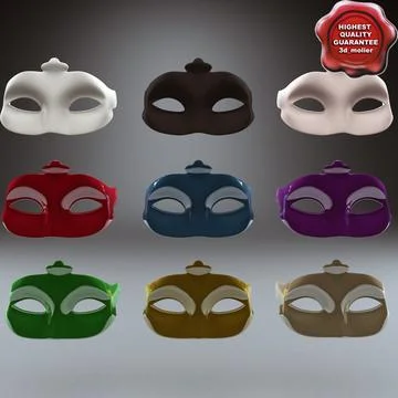 Masquerade Mask 3D Model