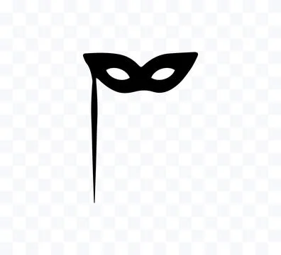 Masquerade Mask icon. Vector illustration, flat design. Stock Illustration