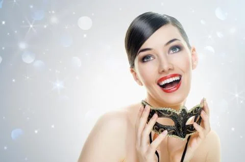 Masquerade mask Stock Photos