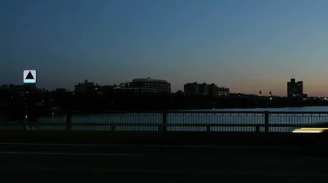 Mass Ave Bridge Stock-Footage 11425265