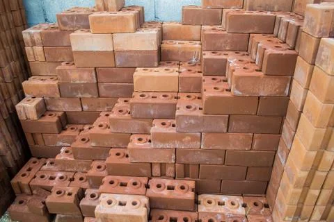 Mass of bricks Stock Photos