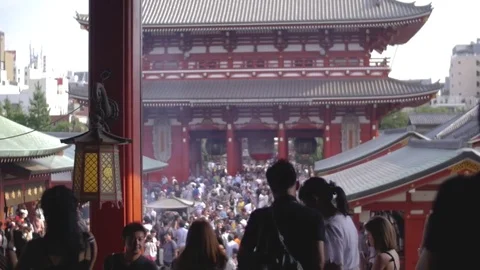 Mass Crowd mob army people on the streets. Overpopulation problem Stock Footage 80396135