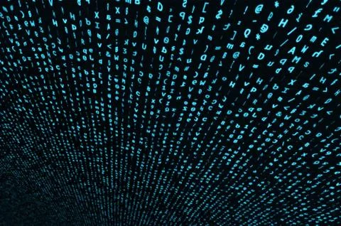 Mass of Information 写真素材