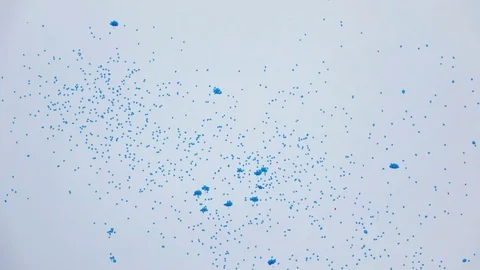 Mass launch of balloons Stock Footage