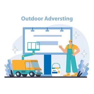 Mass media concept. Flat vector illustration. Stock Illustration