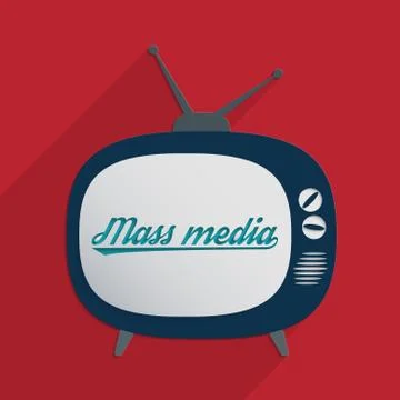 Mass media Stock Illustration