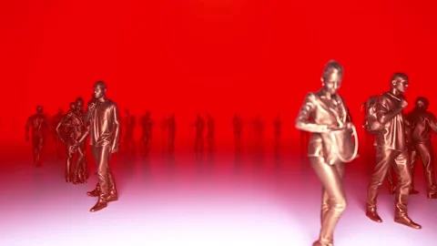 Mass of people Vídeos de archivo 143566136