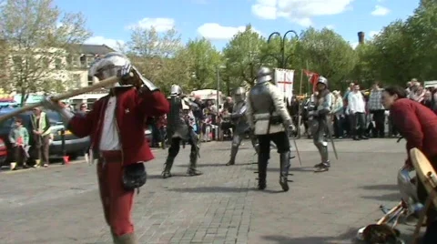 Mass re-enactment Video stock 372098