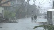 Mass Storm Surge Devastation Aftermath Super Typhoon Haiyan Stock Footage
