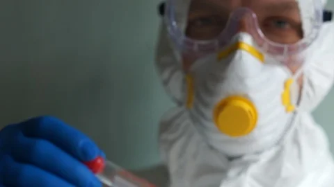 Mass testing of the population for coronovirus, coronovirus outbreak. Positive Stock Footage 129169660
