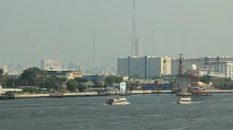 Mass transport to the river Video stock 21883548