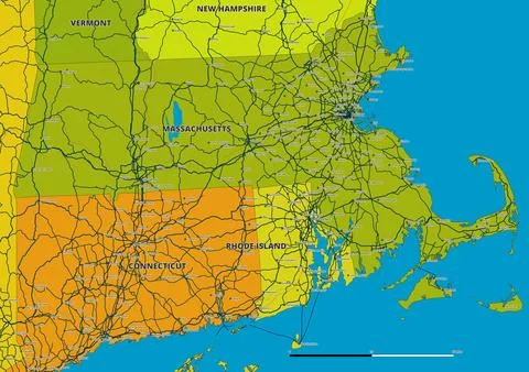 Massachsetts Stock Illustration